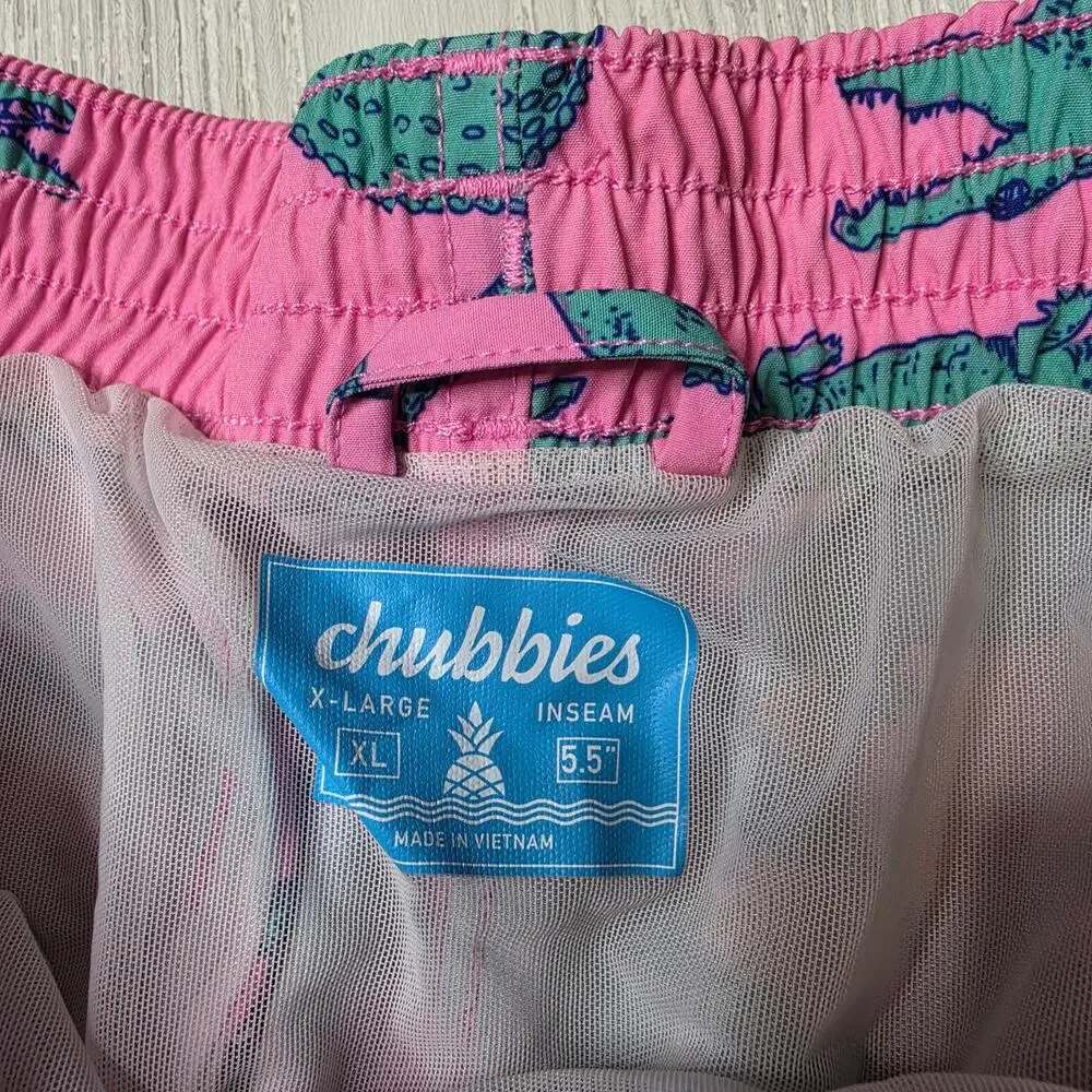 chubbies glades pink
